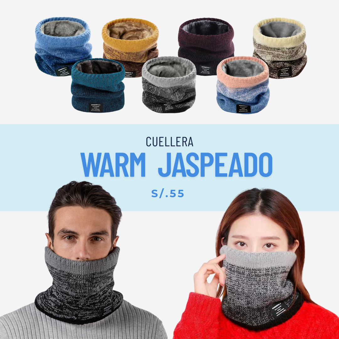 Cuellera Warm Jaspeado Bufanda de Invierno Unisex