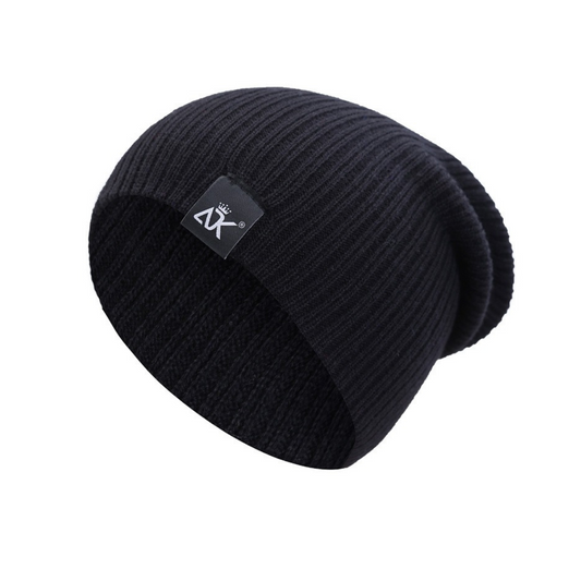 Beanie Logan Unisex Gorro doble tejido | Negro