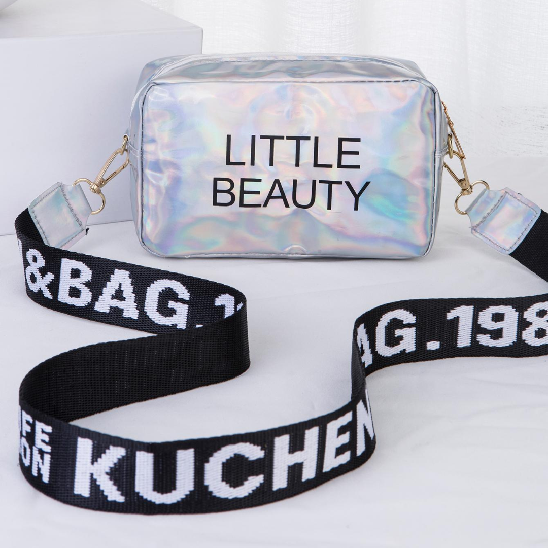 Cartera Neceser Holográfico Impermeable Opal Silver