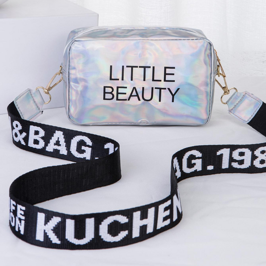 Cartera Neceser Holográfico Impermeable Opal Silver