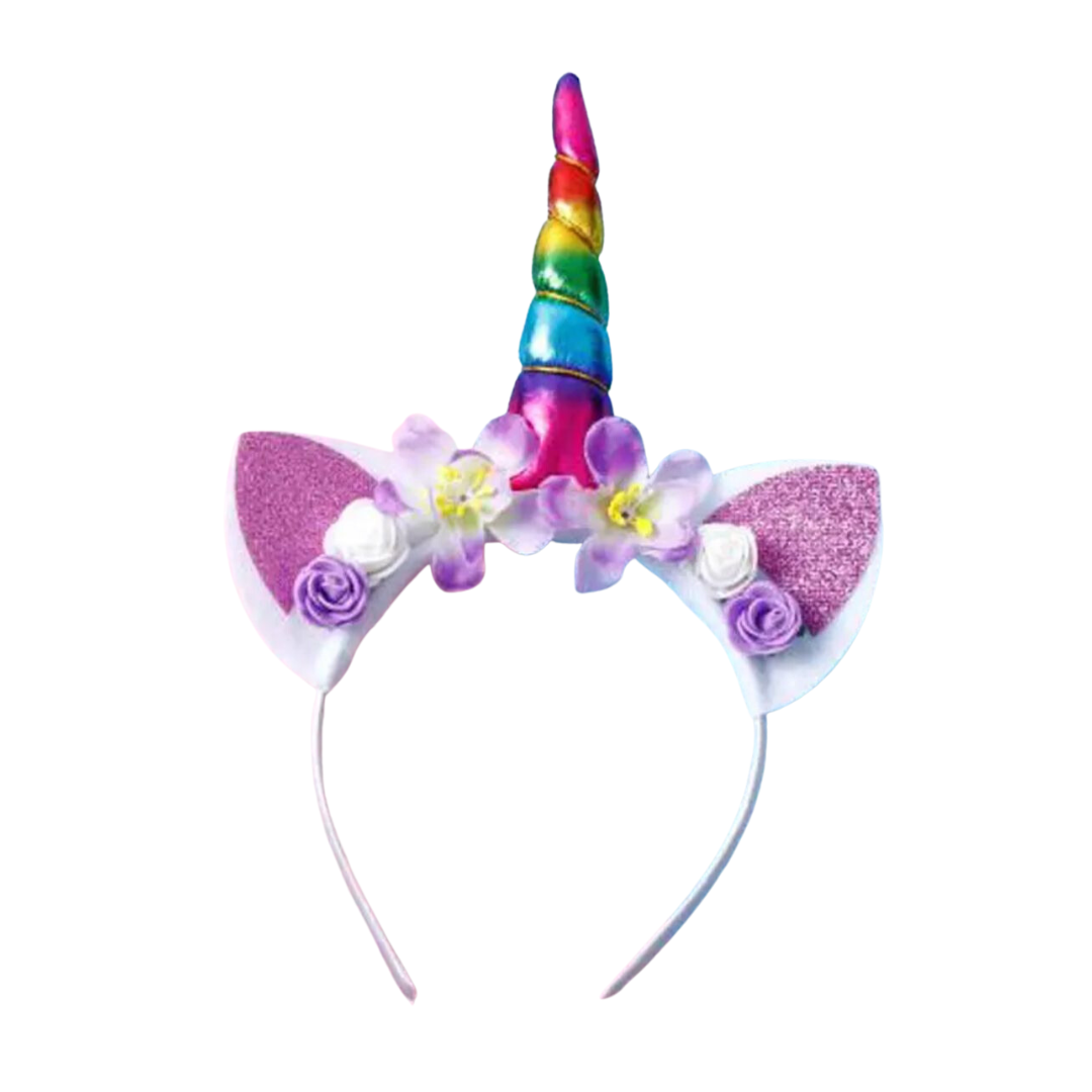 Diadema Vincha Para Niñas Modelo Unicornio