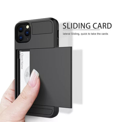 PractiCase™ Case 2 en 1 para iPhone con Tarjetero y Antishock