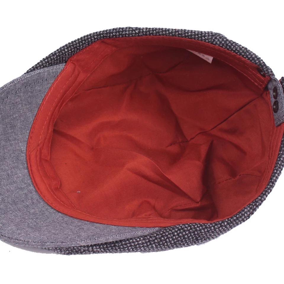 Boina Parker con broches posteriores | Gris