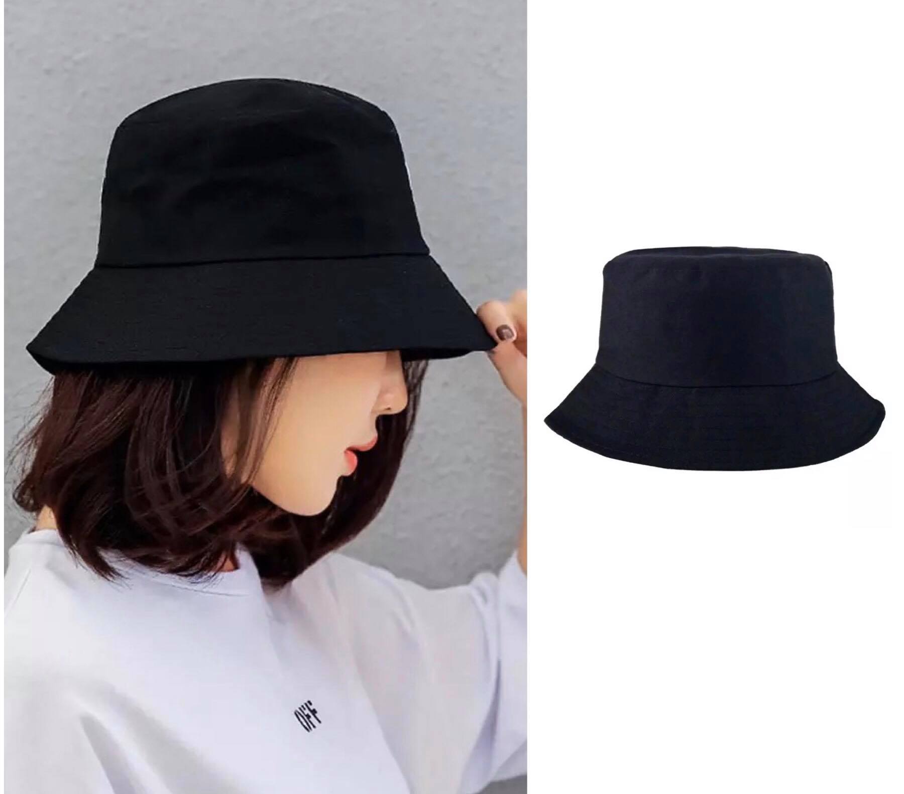 Bucket Hat Gorro Unisex - Negro - 58cm
