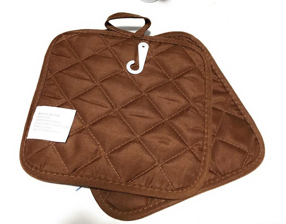 Agarradera Cocina Decoracion Manopla Pack 2 Cafeteria - Marron