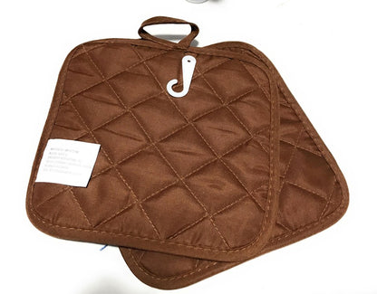 Agarradera Cocina Decoracion Manopla Pack 2 Cafeteria - Marron