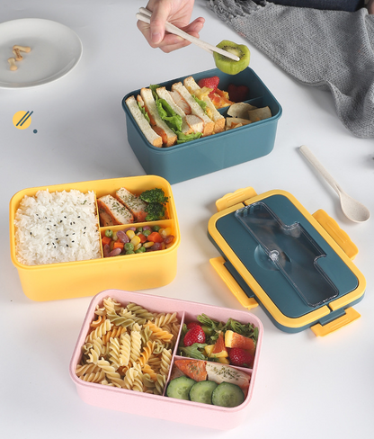 PACK DE 3 Tapers de 3 compartimentos para una nutrición ideal - BentoBox