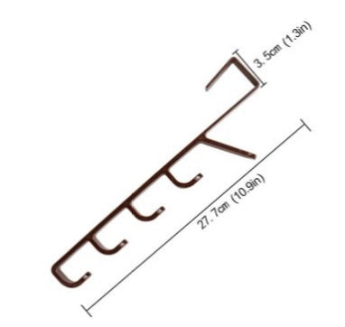 Pack x2 Colgadores Para La Puerta Baño Dormitorio