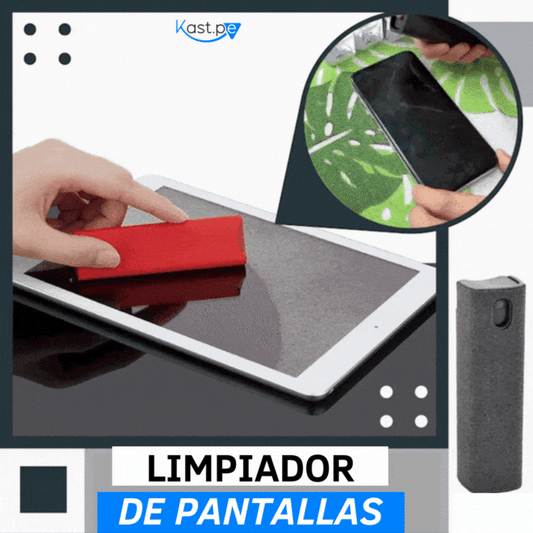 Limpiador 2 en 1: Doble Función para Pantallas Claras y Brillantes
