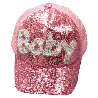 Gorra Niña Kast Store Snapback glitter Valery - Rosado