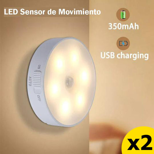 Motion Light™ Luz LED con Sensor De Movimiento Inalámbrico (Pack x2 unidades)