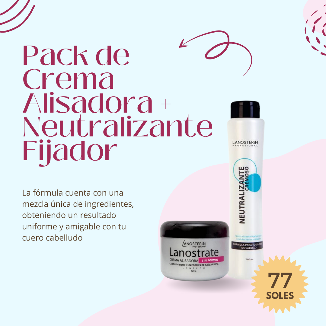 Lanostrate™ Crema Alisadora Hidratante de Cabello Premium