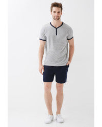 Polo Hombre Forever 21 Men Manga Corta M - Gris