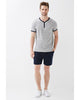 Polo Hombre Forever 21 Men Manga Corta M - Gris