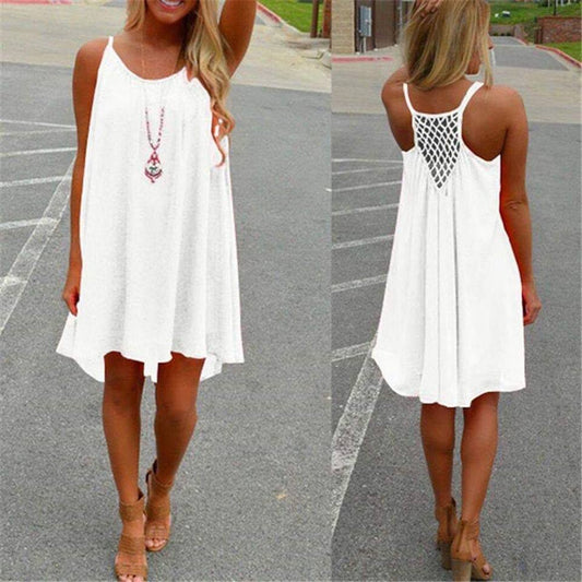 Vestido de Playa Molly Blanco - Talla M/L