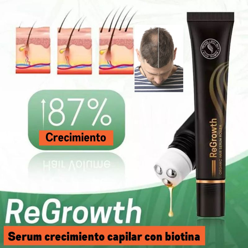 Regrowth™ Serum de Biotina Potenciador para el Crecimiento del Cabello (20ml)