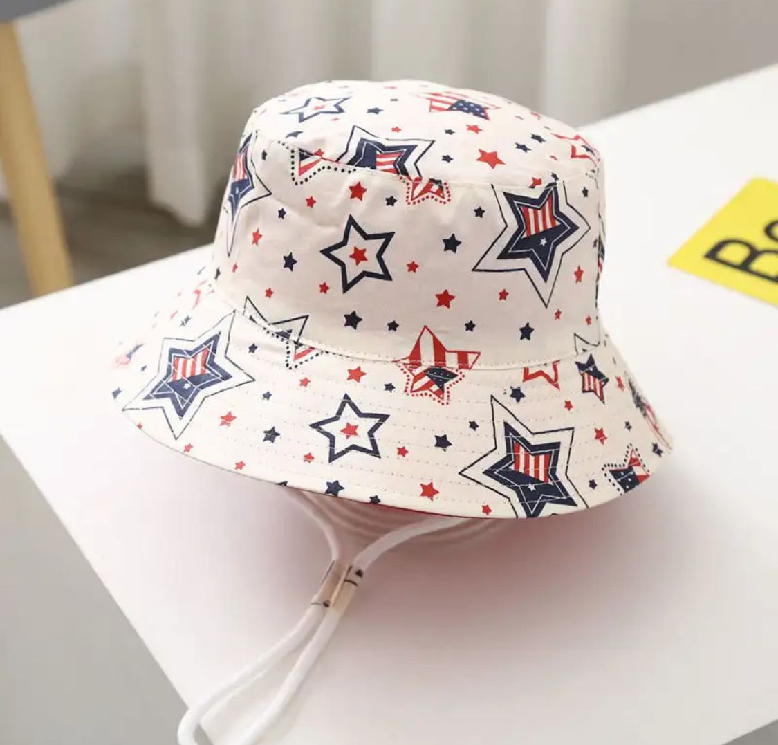 Bucket hat EEUU 54cm Gorro para niño 4 a 6 años
