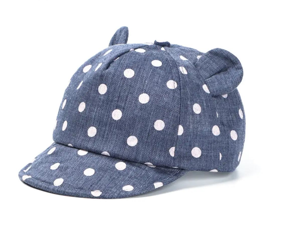 Gorra Estilo Beisbol Snapback Niños Puntillos 48 cm (6–12 meses)