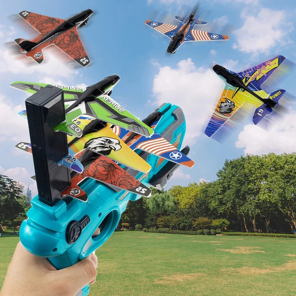 FlyGo™ Pistola Lanza Aviones Pro Max ✈