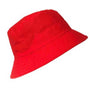 Bucket Hat Gorro Unisex - Rojo - 58cm