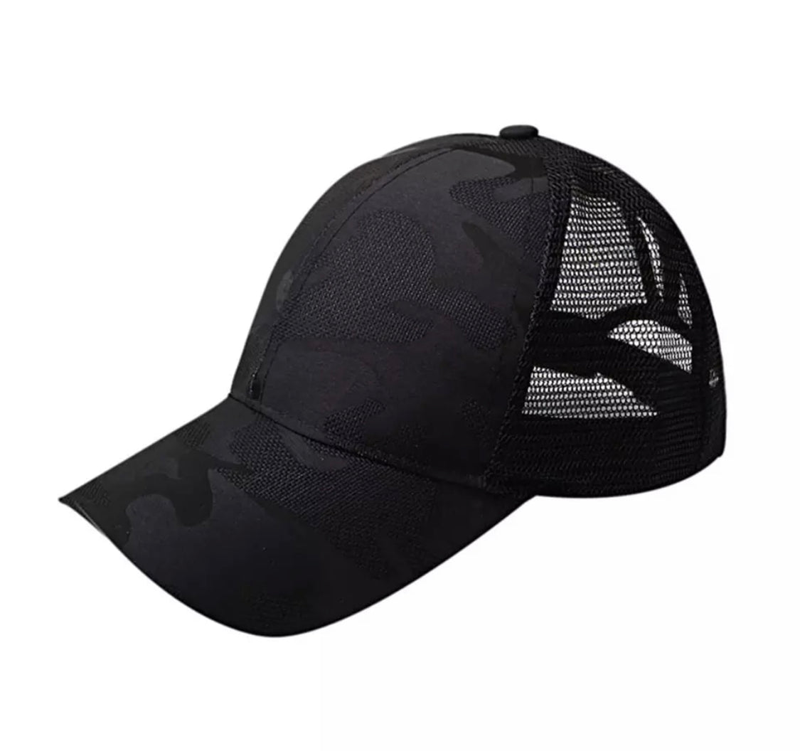 Gorra Hombre Militar RQL - Negro