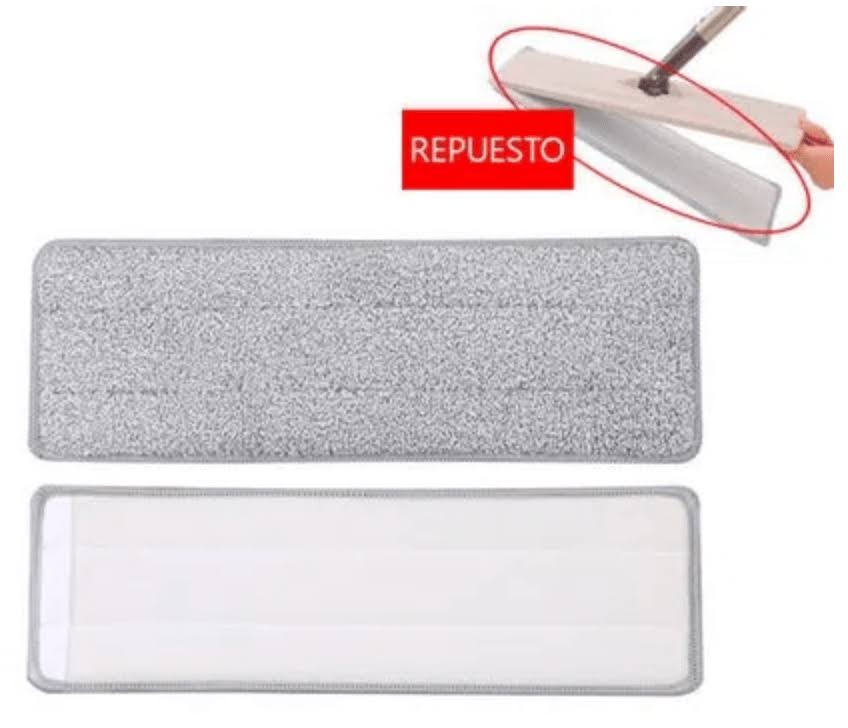 Repuesto de Mopa Almohadilla para Trapeador (Pack x3 und)
