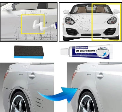 Pack x2 ScratchRemover™ Removedor de Arañones para Carro 20g + Esponja Mágica